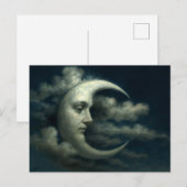 Mondgesicht Postkarte (Vorne/Hinten)