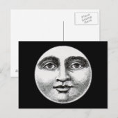 Mondgesicht Postkarte (Vorne/Hinten)