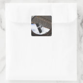 Mondgestein 2 quadratischer aufkleber (Tasche)