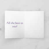 Mondgöttin-Grußkarte Karte (Innenseite)