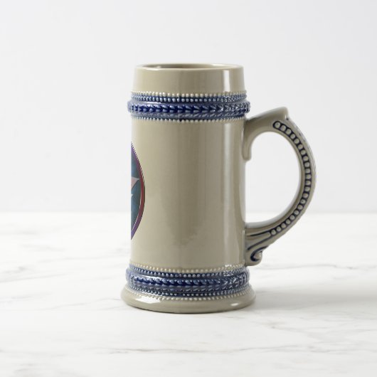 Mondgöttinpentagram-Tasse Bierglas (Rechts)