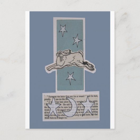 Mondhase Postkarte (Vorderseite)