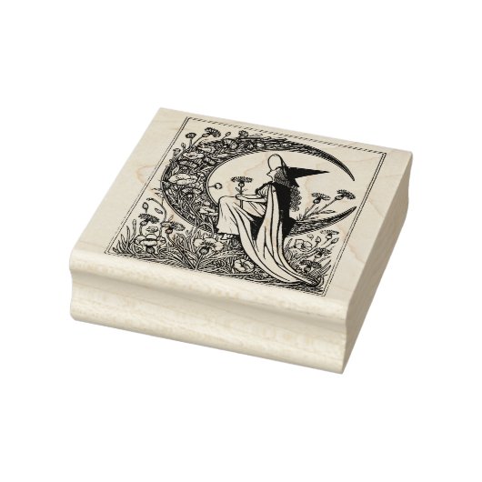Mondhexe Gummistempel (Stempel)
