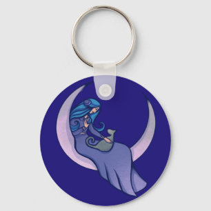 Mondhexe Mondkind Heidnische Wicca  Schlüsselanhänger