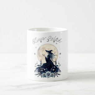 Mondhexen-Himmelsgrafik personalisiert Kaffeetasse