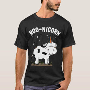 Mondhorn Kuh Einhorn Für Kinder Frauen Männer T-Shirt