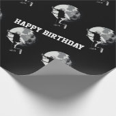 Mondjagd - Schwanz-Peitsche-Scooter-Stunt Geschenkpapier (Ecke)