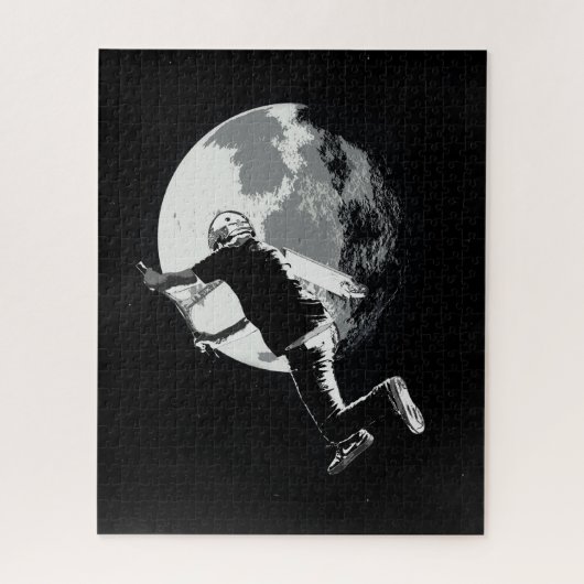 Mondjagd - Schwanz-Peitsche-Scooter-Stunt Puzzle (Vertikal)