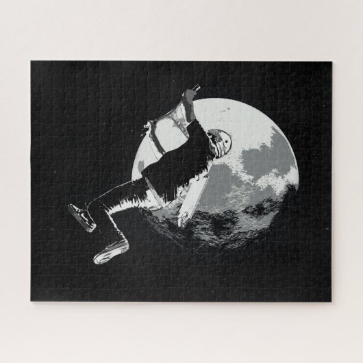 Mondjagd - Schwanz-Peitsche-Scooter-Stunt Puzzle (Horizontal)