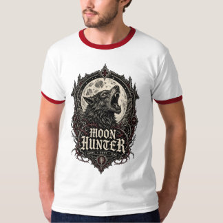 MONDJÄGER — Werwolf-Emblem T-Shirt