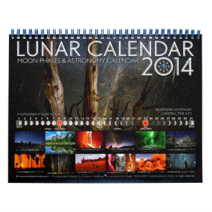 Mondkalender 2014 Astronomie Mauerkalender B Kalender