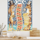 Mondkalender 2015 poster (Küche)