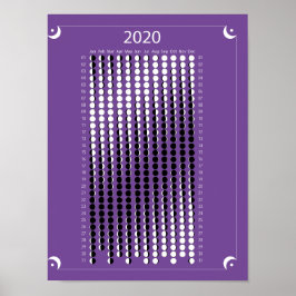 Mondkalender 2020 - Lila Poster