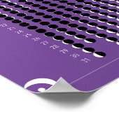 Mondkalender 2020 - Lila Poster (Ecke)