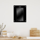 Mondkalender 2020 - Schwarz Poster (Küche)