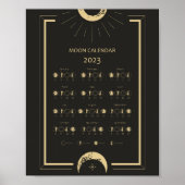 Mondkalender 2023 Poster (Vorne)