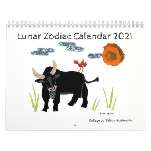 Mondkalender der Zodiac-Tiere Kalender (Titelbild)