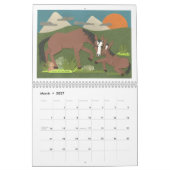 Mondkalender der Zodiac-Tiere Kalender (Mär 2027)
