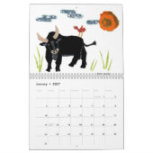 Mondkalender der Zodiac-Tiere Kalender (Jan 2027)