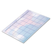 Mondkalender und Himmelsästhetischer Leerkalender Notizblock (angewinkelt)