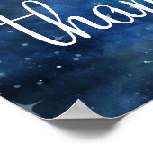 Mondkarten und Geschenke für Hochzeiten Poster (Ecke)