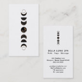 *~* Mondkosmie - Mondphasen - Universum Shaman Visitenkarte (Vorne/Hinten)