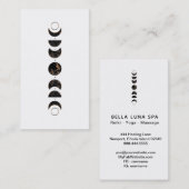 ** Mondkosmischer Mond durchläuft Universum-Schama Visitenkarte (Vorne/Hinten)