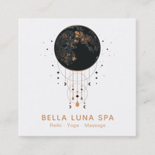 *~* Mondkosmischer Mondschaman-Universum Quadratische Visitenkarte