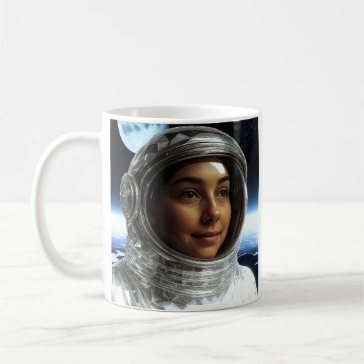 Mondkosmonaut Kaffeetasse (Links)