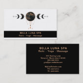 *~* Mondkosmos Shaman Moon Phases Universum Visitenkarte (Vorne/Hinten)