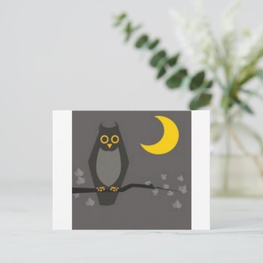 Mondkraut Postkarte (Stehend Vorderseite)