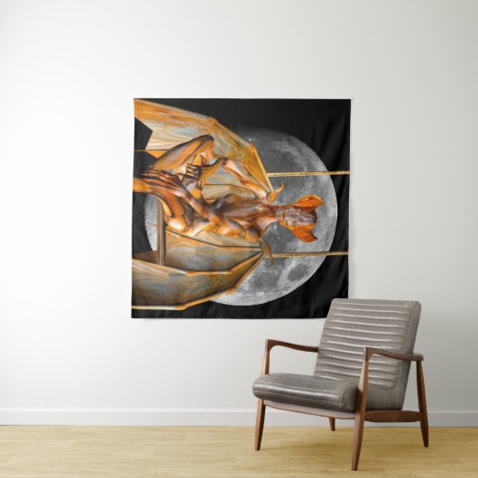 Mondkreaturband Wandteppich (Beispiel (Horizontal))