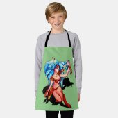 Mondkrieger von Animes-Video-Künstler Saori d Schürze (Getragen)