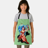 Mondkrieger von Animes-Video-Künstler Saori d Schürze (Insitu)