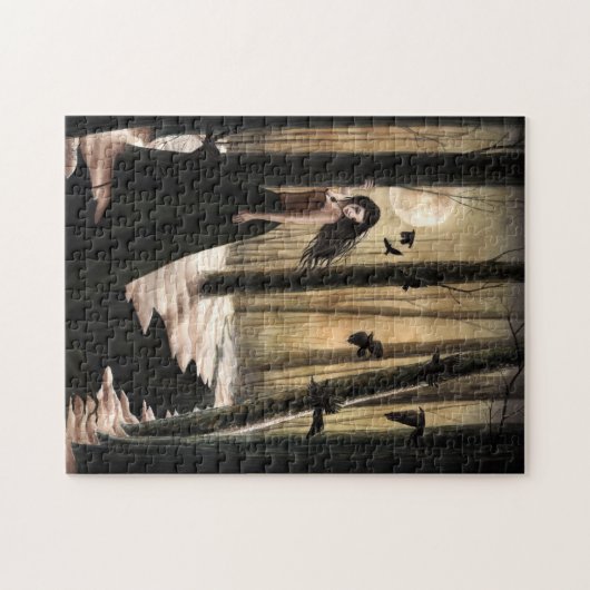 Mondlament-gotisches Puzzlespiel Puzzle (Horizontal)