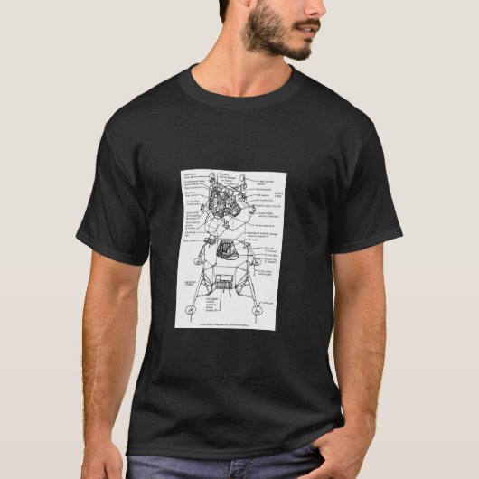Mondlandefähre T-Shirt (Vorderseite)