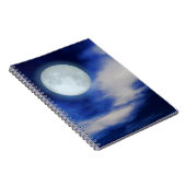 Mondlandschaft mit Mondwolken Notizblock (Rechte Seite)