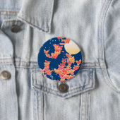 Mondlandschaft mit Schmetterlingen - Korallen, aqu Button (Beispiel)
