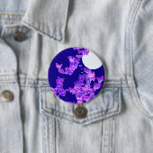 Mondlandschaft mit Schmetterlingen - lila, dunkelb Button (Beispiel)