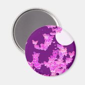 Mondlandschaft mit Schmetterlingen - Orchideen, Am Magnet (Vorderseite/Rückseite)