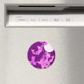 Mondlandschaft mit Schmetterlingen - Orchideen, Am Magnet (In Situ (Geschirrspüler))