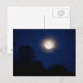 Mondlandschaft Postkarte (Vorne/Hinten)