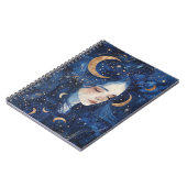 Mondlandschafts-Spiraljournal Notizblock (Linke Seite)