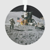 Mondlandung Apollo 15 Mondmodul Nasa 1971 Ornament (Rückseite)