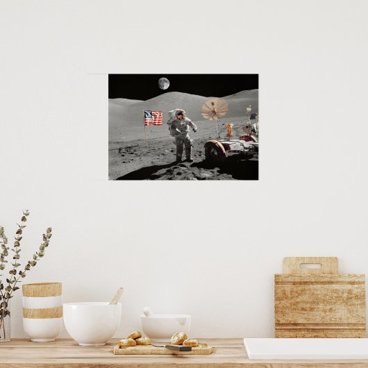 Mondlandung oder ist es? poster (Küche)