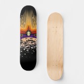 Mondlandung Skateboard (Vorderseite)