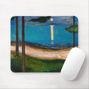 Mondlicht, 1895 von Edvard Munch Mousepad