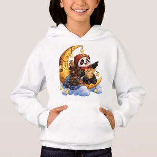 Mondlicht-Abenteuer-Panda-Cute-Fantasy-Hoodie-Desi Hoodie
