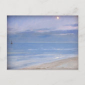 Mondlicht am Skagen Beach von P.S. Krøyer, Art Postkarte (Vorderseite)