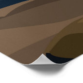 Mondlicht am Strand Poster (Ecke)